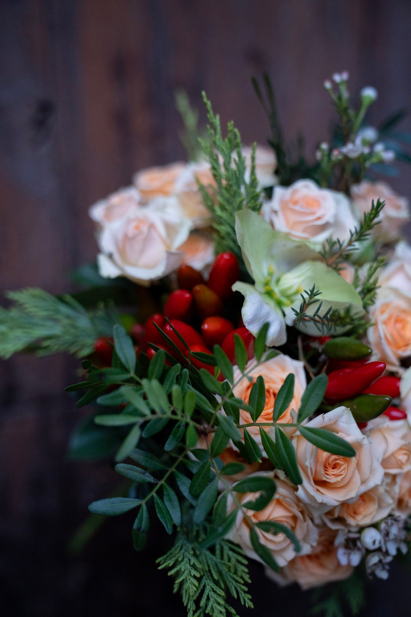 composizione floreale artigianale